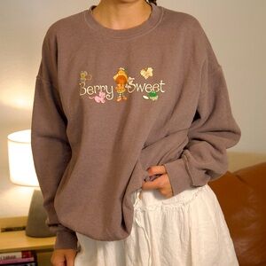 Berry Sweet Women's Brown Sweatshirt